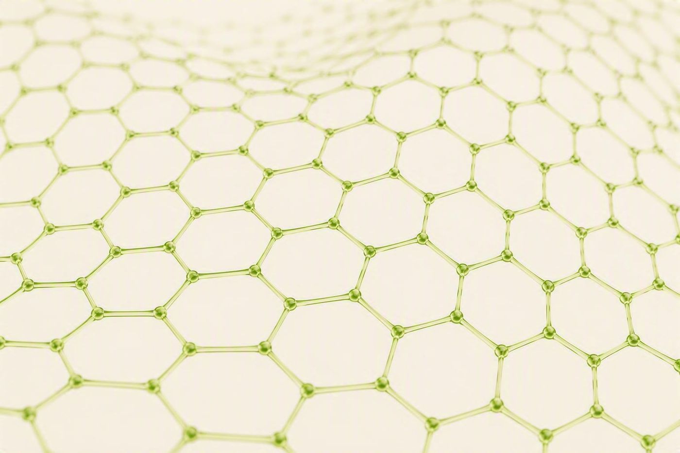 Hexagonal carbon lattice of a graphene sheet